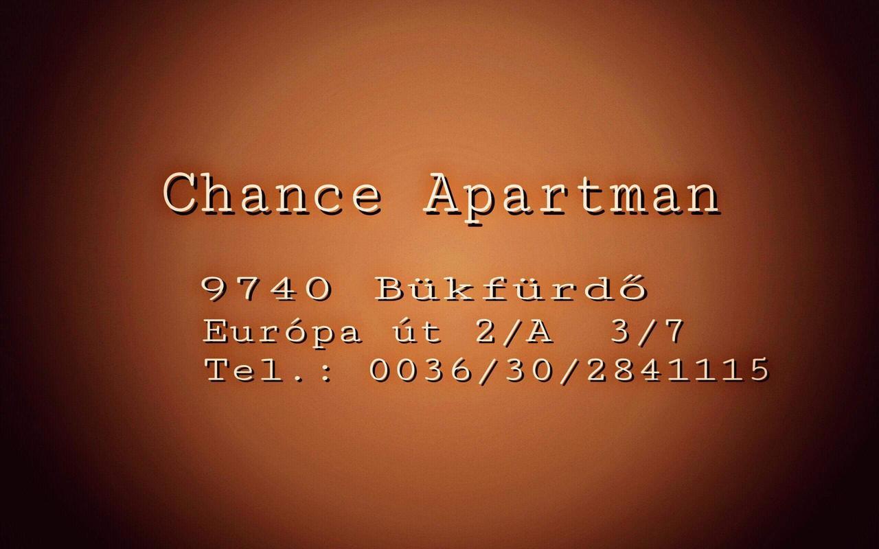 Chance Apartman Buekfuerdo Экстерьер фото